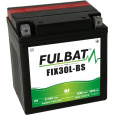baterie 12V, YIX30L-BS, 30Ah, 400A, bezúdržbová MF AGM 165x125x175, FULBAT (vč. balení elektrolytu)