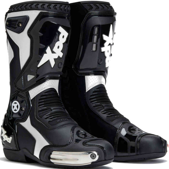 Moto boty XPD XP6-S černo/bílé
