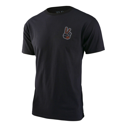 TLD TRIKO S KRÁTKÝM RUKÁVEM PEACE OUT BLACK / GRAY (70157302)