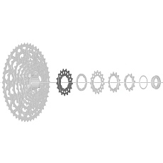 pastorek SHIMANO 17 zubů pro 11 pastorkový systém CS-LG700 Linkglide
