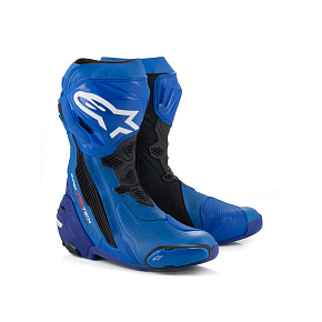 boty SUPERTECH R VENTED, ALPINESTARS (modrá/černá, perforovaná obšívka) 2027 boty SUPERTECH R VENTED, ALPINESTARS (modrá/černá, perforovaná obšívka) 2027