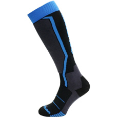 lyžařské ponožky BLIZZARD Allround ski socks, black/anthracite/blue 43-46*