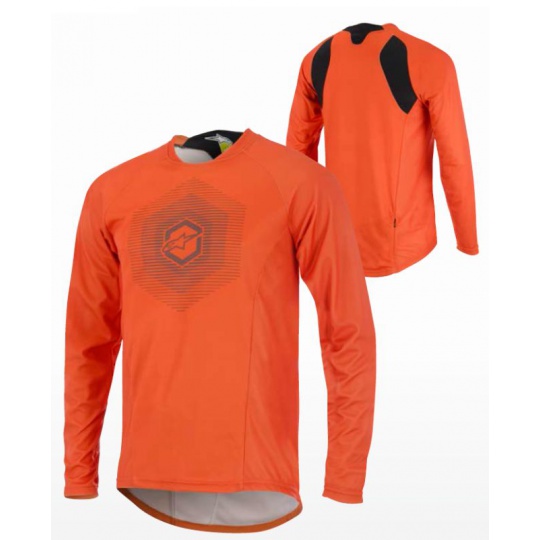 Alpinestars Mesa LS Jersey dres Spicy Orange Sapphire Blue