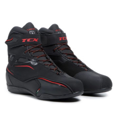 Moto boty TCX ZETA WP černo/červené Moto boty TCX ZETA WP černo/červené