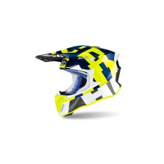 přilba TWIST 2.0 FRAME, AIROH (modrá/bílá/fluo) 2021 přilba TWIST 2.0 FRAME, AIROH (modrá/bílá/fluo) 2021