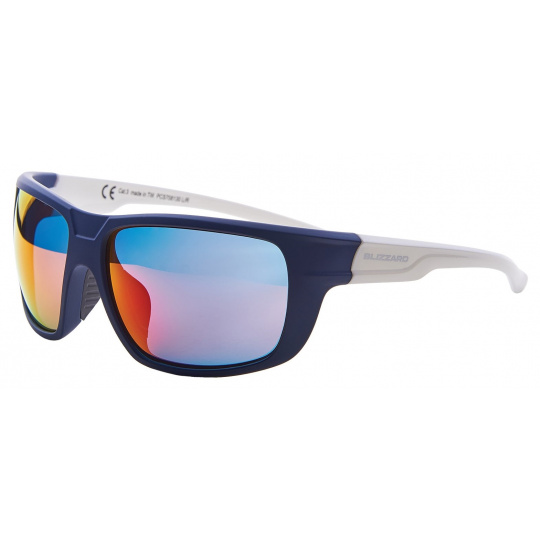 sluneční brýle BLIZZARD sun glasses PCS708130, rubber dark blue, 75-18-140 *