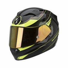 Moto přilba SCORPION EXO-1200 AIR FULMEN černá/chameleon/žlutá fluo