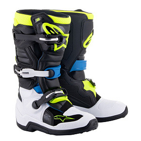 boty TECH 7 S, ALPINESTARS, dětské (černá/bílá/žlutá fluo/modrá) boty TECH 7 S, ALPINESTARS, dětské (černá/bílá/žlutá fluo/modrá)