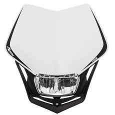UNI přední maska včetně světla V-Face FULL LED, RTECH (bílá/černá) UNI přední maska včetně světla V-Face FULL LED, RTECH (bílá/černá)