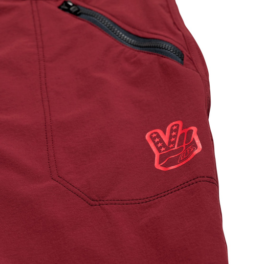 TLD KRAŤASY SKYLINE TRAIL SHORT MONO OXBLOOD (28793104)