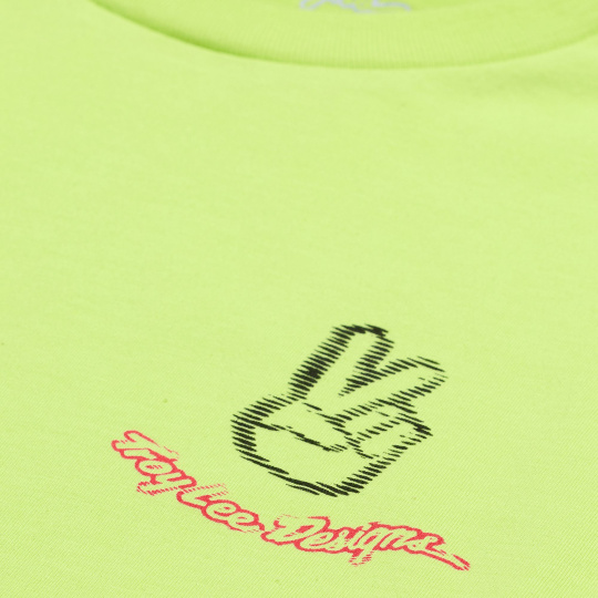 TLD TRIKO S DLOUHÝM RUKÁVEM PEACE OUT GLO YELLOW (72957300)