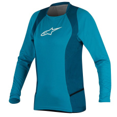 Alpinestars Stella Drop 2 L/S Jersey dres Ocean Blue White Alpinestars Stella Drop 2 L/S Jersey dres Ocean Blue White