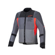 bunda ST-2 AIR, ALPINESTARS (šedá/tmavě šedá/červená) 2025