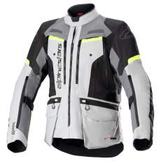 bunda BOGOTA PRO DRYSTAR, ALPINESTARS (šedá/tmavě šedá/černá/žlutá fluo) 2025 bunda BOGOTA PRO DRYSTAR, ALPINESTARS (šedá/tmavě šedá/černá/žlutá fluo) 2025