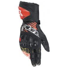 rukavice GP TECH 2, ALPINESTARS (černá/bílá/červená fluo) 2024