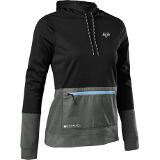 Dámská cyklo mikina Fox W Ranger WindblocR Hoodie Black Dámská cyklo mikina Fox W Ranger WindblocR Hoodie Black