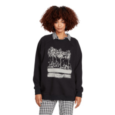 Dámská mikina Volcom Coco Ho Bf Crew Black Dámská mikina Volcom Coco Ho Bf Crew Black