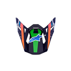 kšilt pro přilby SUPERTECH S-M10 limitovaná edice RECORDS, ALPINESTARS (šedá/multikolor) 2026 kšilt pro přilby SUPERTECH S-M10 limitovaná edice RECORDS, ALPINESTARS (šedá/multikolor) 2026