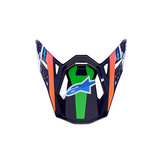 kšilt pro přilby SUPERTECH S-M10 limitovaná edice RECORDS, ALPINESTARS (šedá/multikolor) 2026 kšilt pro přilby SUPERTECH S-M10 limitovaná edice RECORDS, ALPINESTARS (šedá/multikolor) 2026