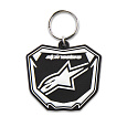 klíčenka PLATE, ALPINESTARS (černá/bílá)