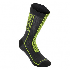 Alpinestars MTB Summer Socks  22 - ponožky black/acid yellow