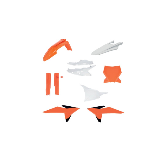 plastový full kit pasuje na   SX/SXF 25- oranž/bílá