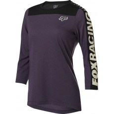 Dámský cyklo dres Fox Wmns Ranger Dr 3/4 Jrsy Dark Purple Dámský cyklo dres Fox Wmns Ranger Dr 3/4 Jrsy Dark Purple