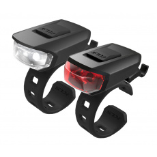 KELLYS Osvětlení set KLS VEGA USB, black * KELLYS Osvětlení set KLS VEGA USB, black *