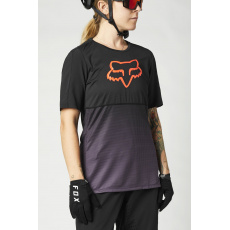 Dámský dres Fox W Flexair Ss Jersey Black/Purple Dámský dres Fox W Flexair Ss Jersey Black/Purple