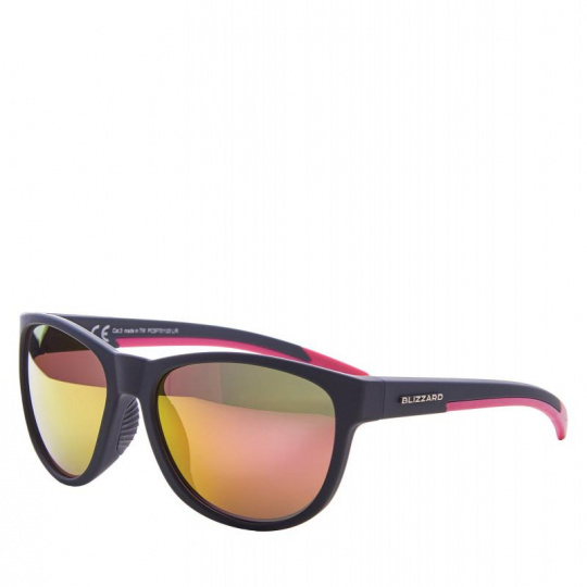 sluneční brýle BLIZZARD sun glasses PCSF701120, rubber dark grey, 64-16-133
