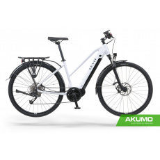 Elektrokolo Levit Musca MX midstep (2022), Bafang, 630Wh - trekking 28", White pearl Elektrokolo Levit Musca MX midstep (2022), Bafang, 630Wh - trekking 28", White pearl