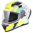 přilba Orbit Track, CASSIDA (bílá/žlutá fluo/tyrkysová/černá) 2026