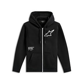 mikina TRANSVERSE HOODIE, ALPINESTARS (černá)