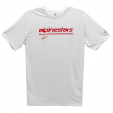 triko TECH LINE UP PERFORMANCE TEE, ALPINESTARS (bílá) triko TECH LINE UP PERFORMANCE TEE, ALPINESTARS (bílá)