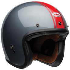 Motocyklová přilba Bell Bell Custom 500 Rally Helmet Gloss Gray/Red 