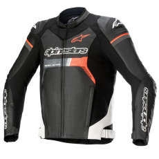 bunda GP FORCE AIRFLOW, ALPINESTARS (černá/bílá/červená fluo) 2024