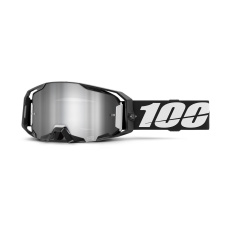 ARMATIC 100% brýle černé, stříbrné zrcadlové plexi ARMATIC 100% brýle černé, stříbrné zrcadlové plexi