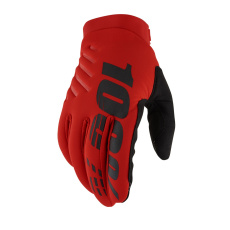 rukavice BRISKER, 100% - USA (červená) rukavice BRISKER, 100% - USA (červená)