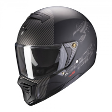 Moto přilba SCORPION EXO-HX1 HOSTIUM matná černo/stříbrná Moto přilba SCORPION EXO-HX1 HOSTIUM matná černo/stříbrná