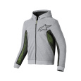 bunda CHROME AIR SPORT, ALPINESTARS (šedá/černá/žlutá fluo) 2025