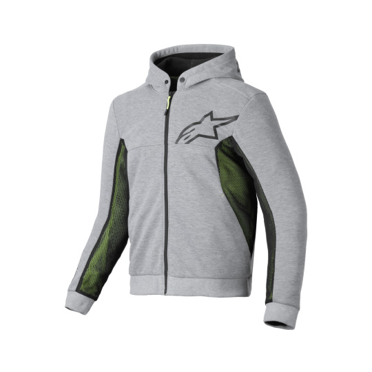 bunda CHROME AIR SPORT, ALPINESTARS (šedá/černá/žlutá fluo) 2025