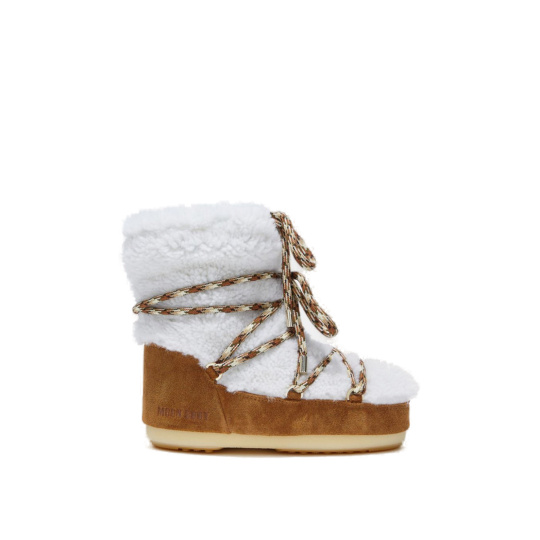 MOON BOOT LIGHT LOW SHEARLING, 001 whisky/off white, 23/24