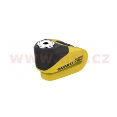 zámek kotoučové brzdy Quartz Alarm XA10, OXFORD (integrovaný alarm, žlutý/černý, průměr čepu 10 mm) zámek kotoučové brzdy Quartz Alarm XA10, OXFORD (integrovaný alarm, žlutý/černý, průměr čepu 10 mm)