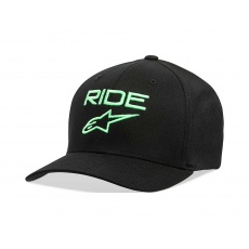 Alpinestars Ride 2.0 Curve hat Flexfit kšiltovka Black / Green