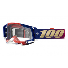 RACECRAFT 2 100% - USA , brýle United - čiré plexi RACECRAFT 2 100% - USA , brýle United - čiré plexi