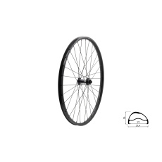 KELLYS Zapletené kolo přední KLS SEGADOR 27 SL DSC F, 28/29", black