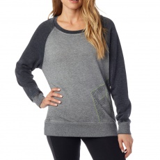 Dámská mikina FOX ANGLED Po Crew Heather Grey