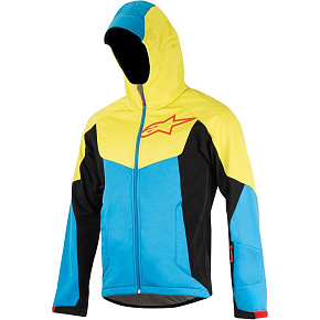 Alpinestars Milestone 2 cyklistická bunda bright blue acid yellow Alpinestars Milestone 2 cyklistická bunda bright blue acid yellow