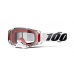 brýle ARMEGA Lightsaber, 100% (čiré plexi s čepy pro slídy)