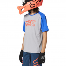 Dětský dres Fox Yth Defend Ss Jersey Steel Grey Dětský dres Fox Yth Defend Ss Jersey Steel Grey